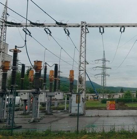 Vlastní spotřeba ENO B je zabezpečená vzdušným vedením pro napájení rezervního transformátoru TR10 ze 110kV rozvodny ENO A.