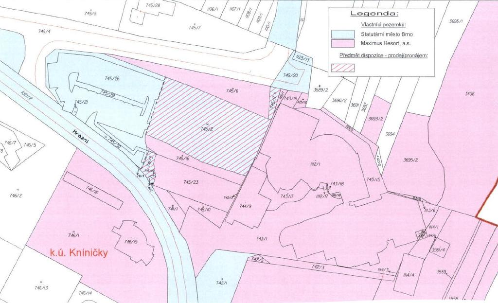 14. směna pozemku p. č. 4105/1 ostatní plocha sportoviště a rekreační plocha o výměře 1633 m² v k. ú. Komín Mgr. Boleslavová, Majetkový odbor Magistrátu města Brna, Malinovského nám.