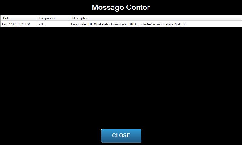 Interaktivní obrazovka Message Center (Centrum hlášení) Obrazovka Message Center (Centrum hlášení) je interaktivní obrazovka dotykového ovládacího panelu, na níž se zobrazují hlášení týkající se