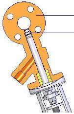 Vzorkovací ventil - Model 31PF s mezipřírubovou vložkou mezipřírubová vložka Těsnění kov /kov (lze osadit i měkká těsnění) Vtok na straně vnitřního průměru vložky /trubky Provedení 31PF se vyrábí s