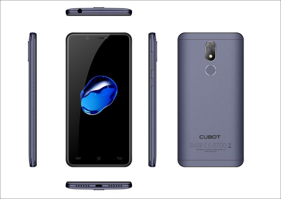 Řada R Cubot R9 Dostupné barvy: Černá, Zlatá, Modrá OS Android 7.0 5.0 Inch 720x1280 3G WCDMA: 900 / 2100 MT6580, Quad-Core, 1.3GHz 13.0MP F 2.0 + 5.