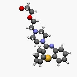 quetiapin účinek zesílen některými léky azoly, makrolidy, inhibitory HIV-proteázy nemá extrapyramidové účinky velmi mírně