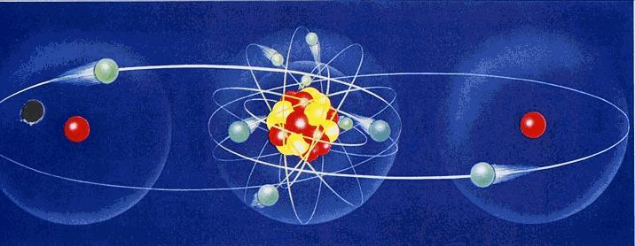 Obr. č. 1 Samovolné štěpení jader je forma radioaktivity, při níž se těžké jádro rozpadá na dva nebo tři štěpné fragmenty, při tom vylétá jeden nebo více neutronů.