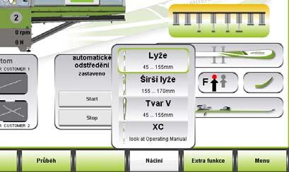 Náčiní [1] Výběr náčiní provedete stisknutím tlačítka Náčiní" na hlavní obrazovce.