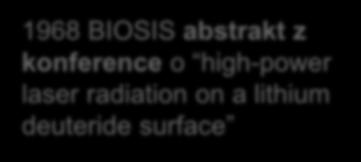 high-power laser radiation on a lithium deuteride