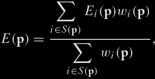 Irradiance interpolation w/ grads E =