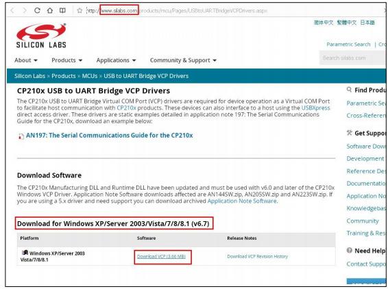 com/products/mcu/pages/usbtouartbridgevcpdrivers.