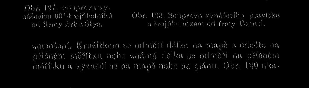 Souprava vynášecích 60 -trojúheiníků od firmy Srb a Stya. Obr.