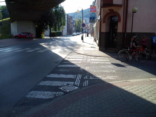 A21p Přechod přes Poštovní ul. blízko Masarykovy ul.