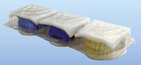 INTERDENT POUZDRO NA MODELY Plastové pouzdro s molitanovou vložkou umožňuje bezpečnou přepravu dentálních výrobků včetně sádrového modelu.