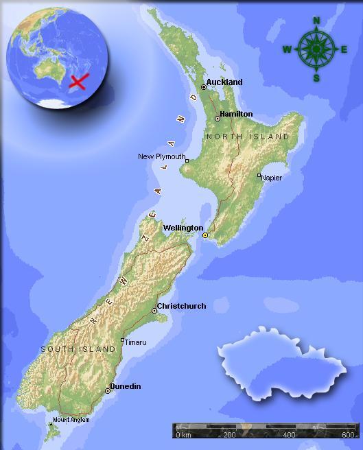 Základní informace Oficiální název: New Zealand Hlavní město: Wellington Počet obyv.