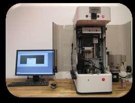 Oddělení přípravy a analýzy nanostruktur Vysokoteplotní tribometr Bruker Měření tření a otěru Automatické provádění experimentů: Monitorování koeficientu tření, průměrná hodnota, standardní odchylka,