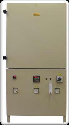 Oddělení průmyslových technologií 11016S Clasic CZ Elektrická odporová pec k tepelnému zpracování materiálů do 1550 C Technické parametry: Pec je vybavena přívodem inertního plynu Vnější rozměry: