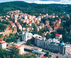 ČESKO Lázně Karlovy Vary Město léčivých pramenů, bohaté historie, překrásné architektury a přírody leží v údolí říčky Teplá, na jejím soutoku s Ohří.