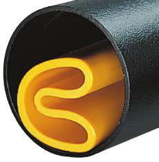 Podrobná specifikace do technické zprávy PE 100 RC potrubí předtvarováno z výroby do tvaru písmene C, po instalaci těsně přilehne ke stávajícímu potrubí z vnitřní strany (close-fit).