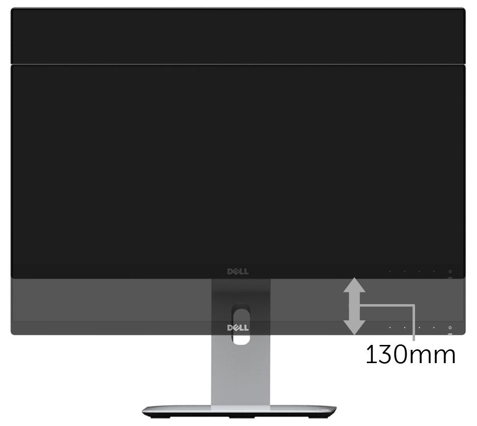 Naklonění Podstavec upevněný k monitoru umožňuje naklonit monitor pro dosažení nejpohodlnějšího úhlu pohledu.