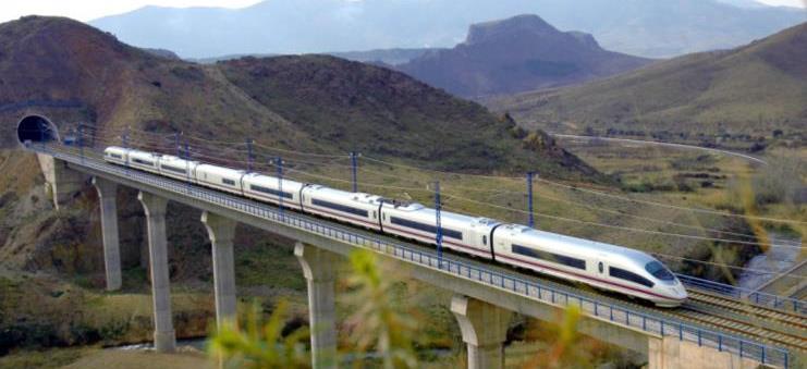 Vysokorychlostní železnice Pěšky chůze rychlostí 5 km/h: spotřeba 8 kwh/100 km Železnice jízda rychlostí 300