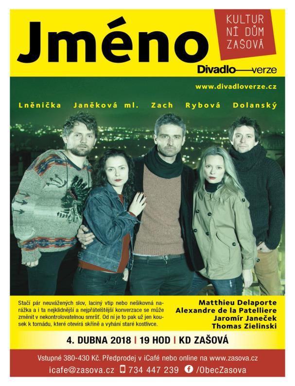 DUBEN 4. 4. 2018 od 19:00 hod. Divadelní představení Jméno (Divadlo Verze Praha) 19. 4. 2018 od 18:00 hod. Koncert Duo Aramis 20. 4. 2018 Divadlo Dva nahatý chlapi DS Ventyl Hranice 22. 4. 2018 Tradiční pouť v Loučce Místo konání: Společenský a sportovní areál v Loučce 28.