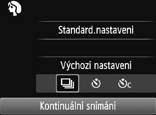 Příklad: režim Portrét 1 2 Voličem režimů nastavte režim základní zóny. Stiskněte tlačítko <Q> (7). Zobrazí se obrazovka rychlého ovládání. 3 Nastavte požadovanou funkci.