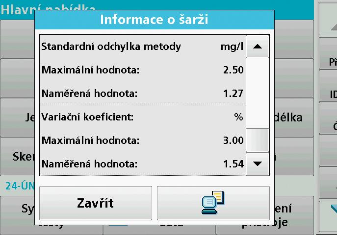 Data jsou vždy spolehlivá a přehledná, bez