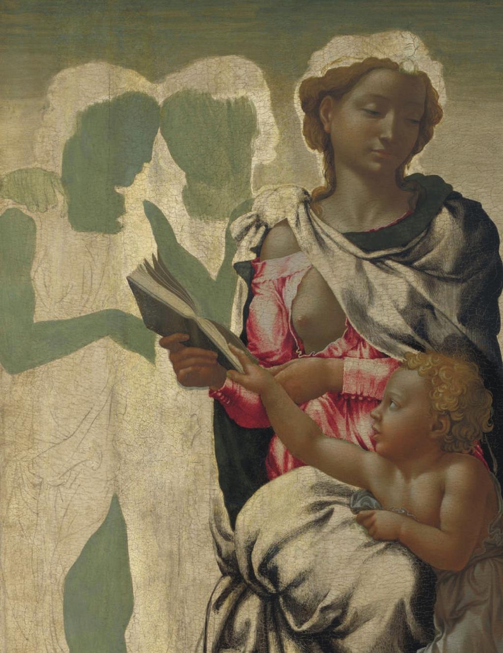 Michelangelo Buonarroti /?/, Madona s dítětem, sv.