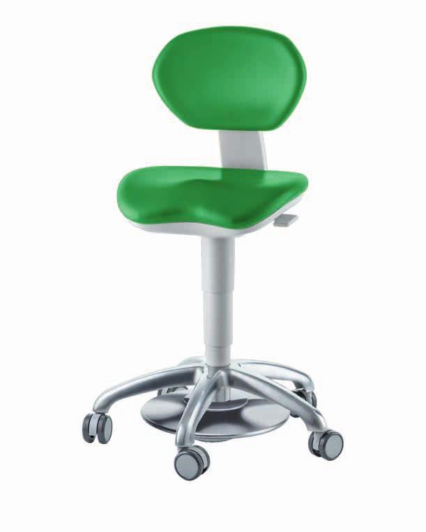 Díky možnosti nastavení ordinačních židliček KaVo PHYSIO Evo / Evo F lze sedací plochu a opěradlo individuálně