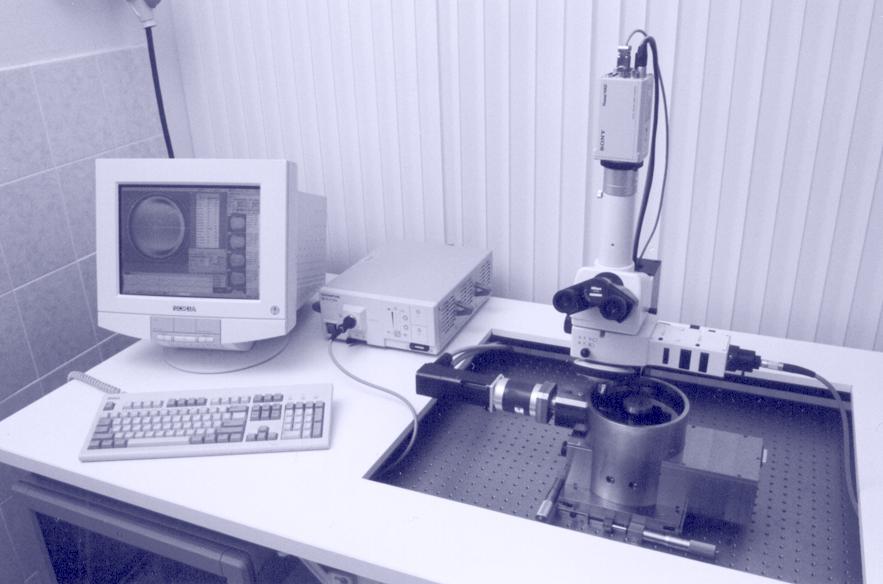 Použitý aparát a vybavení Experimentální vybavení: Simulátor EHD kontaktu ( tribometr ); Mikroskopový zobrazovací systém.