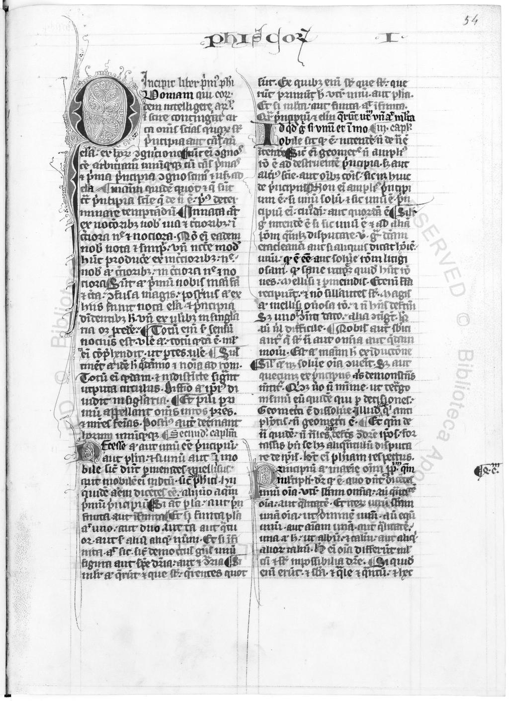 Paleografie 5. Minuscula gotică textuală 5.4. Exemplu Vatican, Bibliotheca Apostolica Vaticana, Borgh. 37 (sec. XIV), f.