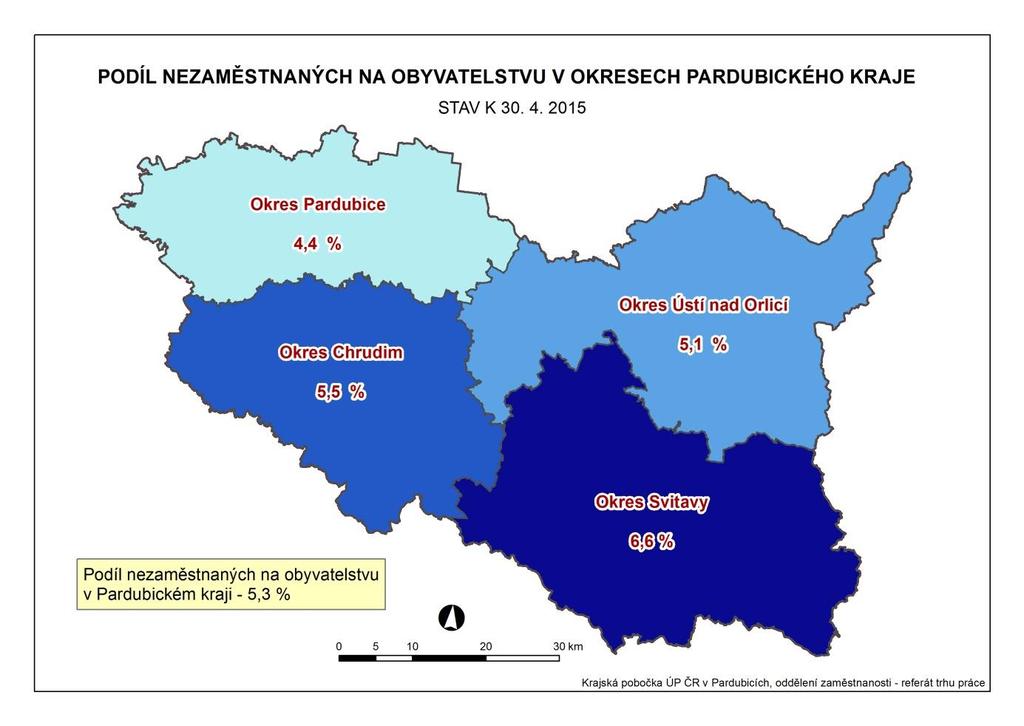 2. Aktivní politika zaměstnanosti v Pardubickém kraji Tabulka č.