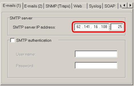 Na záložce E-mails(2) nepoužívejte Sender-Default, ale zadejte zde jméno své emailové schránky. Po uložení konfigurace zkuste odeslat testovací mail.