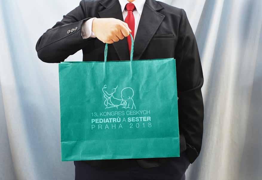 DALŠÍ PARTNERSKÉ MOŽNOSTI Partner konferenčních tašek na tašce uvedeno logo sponzora Partner šňůrek na jmenovky na šňůrce natištěno logo sponzora Partner jmenovek na jmenovce uvedeno logo