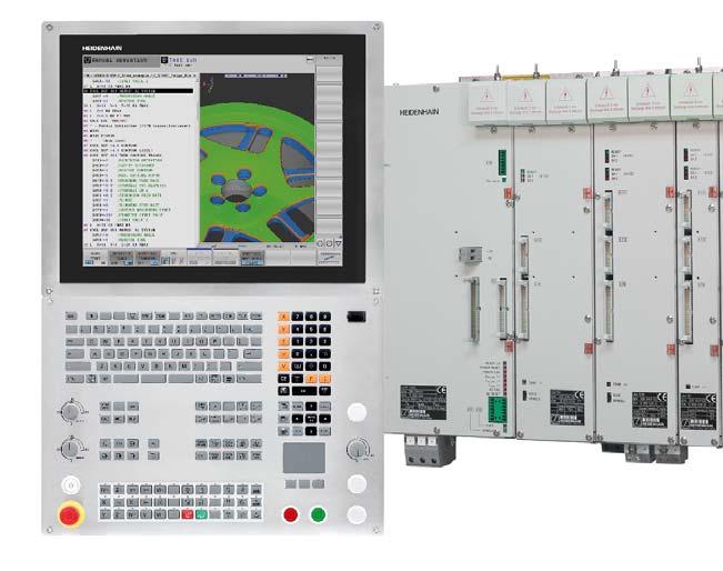 Souvislé řídicí systémy digitální koncept řízení V celkovém digitálním konceptu řízení HEIDENHAIN jsou všechny komponenty vzájemně propojeny výlučně digitálním rozhraním: pro části řízení je to