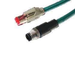 902-51786 902-51788 902-51790 902-51822 902-51844 Ethernetový kabel, 3 m, M12, přímý, 4-pin/RJ45, stíněný, vhodný do vlečných řetězů Ethernetový kabel, 5 m, M12, přímý, 4-pin/RJ45, stíněný, vhodný do
