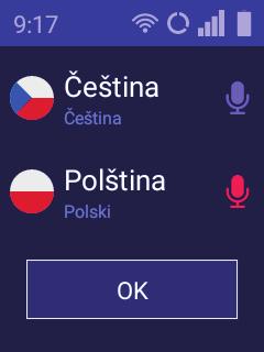 7 1.4 První spuštění přístroje Během prvního spuštění přístroje zvolte uživatelský jazyk a seznamte se s podmínkami používání.