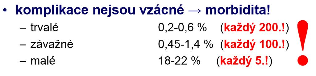 Každá operace vyžaduje aneste