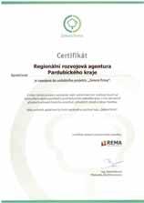 CERTIFIKÁTY / CERTIFICATES Systém řízení jakosti ISO 9001:2009 RRA PK je držitelem certifikátu Systému řízení jakosti dle normy ČSN EN ISO 9001:2001 v oblasti Poskytování informačních služeb pro