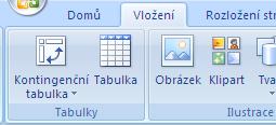 TABULKA DEFINOVANÝ SEZNAM Tabulka (někdy označovaná jako dynamická tabulka či strukturovaný seznam) je nový pojem, který vznikl v Excelu od verze 2007.