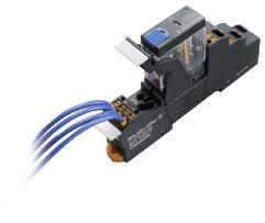 Relé D-SERIES verze s indikační LED a možností aretace komplexní systém přídavných modulů dostupné ve verzích 12, 24, 48, 110 a 220 VDC a 24, 48, 115 a 230 VAC kompletní sortiment najdete v