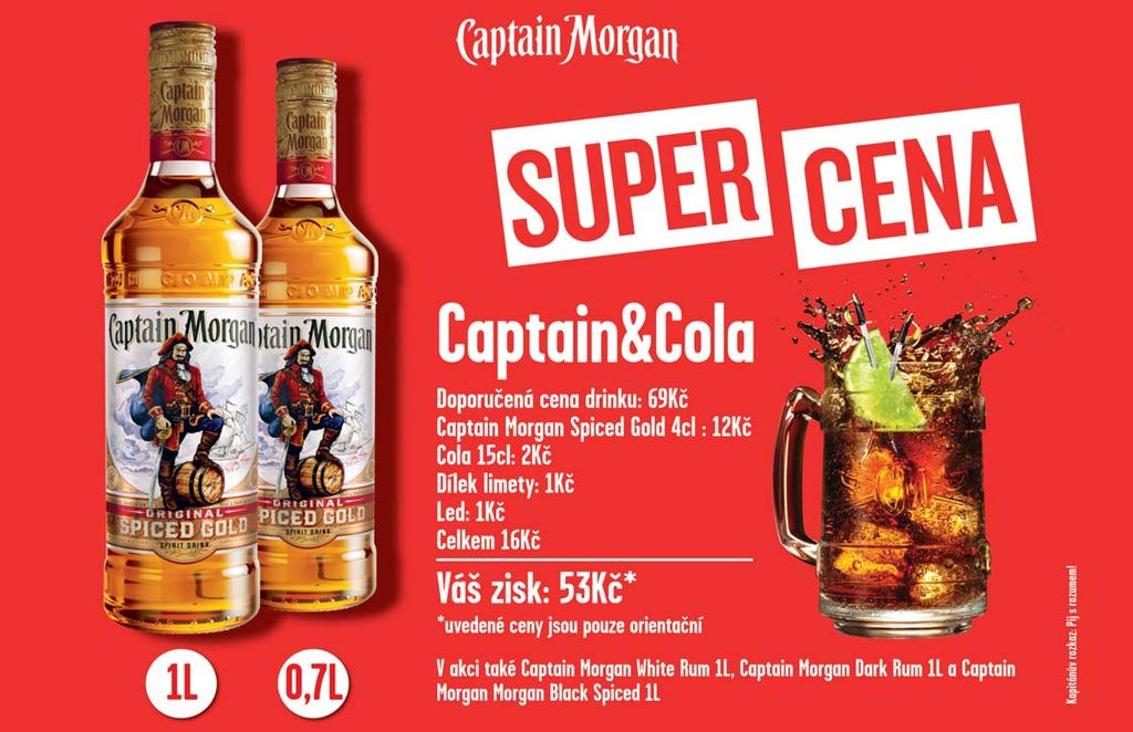 ALKOHOL 251,98 * 304,90 ** 306,40 211,57 * 256,00 ** 257,00 Captain Morgan Jamaica