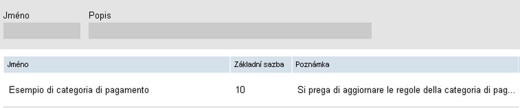 4 ZAČÍNÁME S POČÍTAČOVÝM SOFTWAREM TIMEMOTO 33 Každá platová třída má název a popis a je propojena se základním platovým ohodnocením.