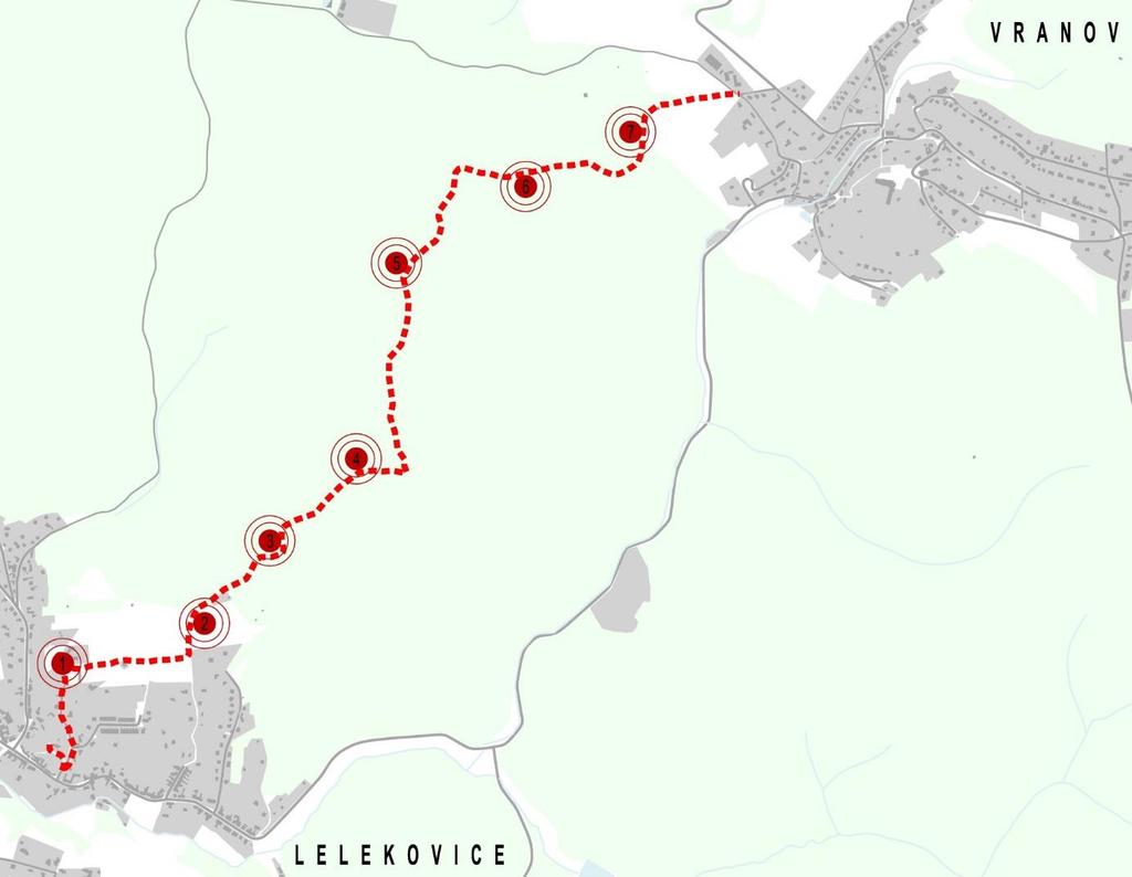 SEDM RADOSTÍ PANNY MARIE 1. Zvěstování Panně Marii - lokalita Nad Lelekovicemi 2. Ježíšovo narození - lokalita Paseky 3. Klanění svatých Tří králů - lokalita U Studánky 4.