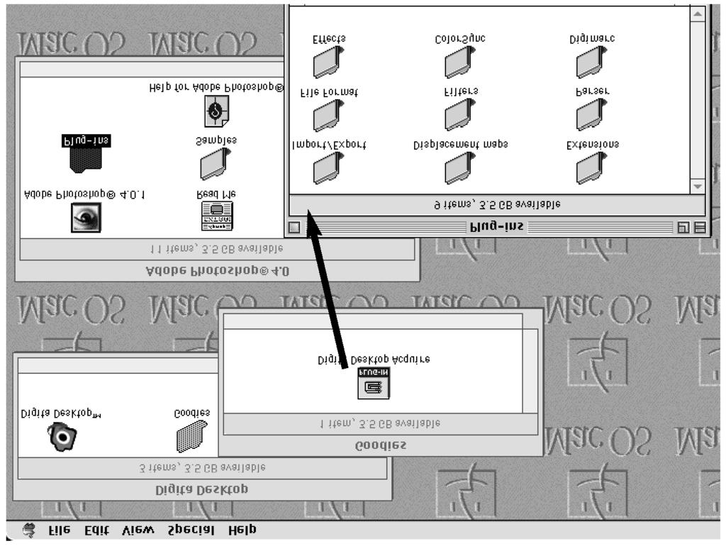 Instalace programového vybavení Ze složky Goodies přetáhněte