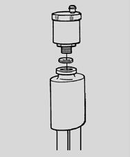 Automatický odvzdušňovací ventil Automatický odvzdušňovací ventil je umístěn na výstupu otopné vody z výměníku a je účinný jak pro systém topení tak pro případný