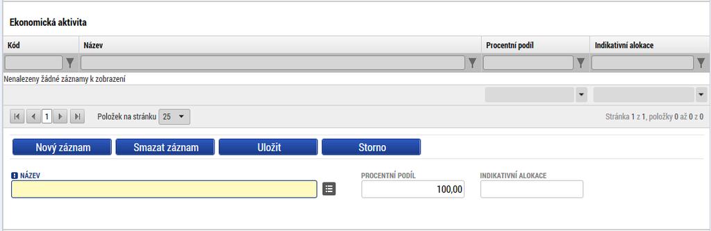 Mechanismus územního plnění vyberte hodnotu Iniciativy pro místní rozvoj se zapojením místních komunit.