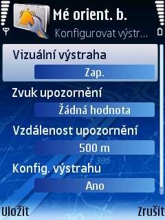 Konfigurace výstrahy Výstrahu na orientační body a zajímavá místa (POI) lze konfigurovat dvěma způsoby: automaticky, za použití standardních hodnot; manuálně, přizpůsobením přednastavených hodnot.