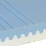 Sendvičový 7 - zónový matrac je vyrobený z vysokých gramáží HR studených pien. Obojstranný matrac s 2 typmi tuhosti.