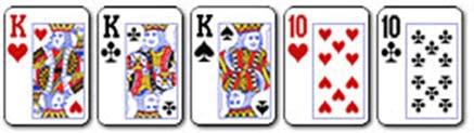 V případě rovnosti kombinací: Postupka zakončená vyšší hodnotou karty vyhrává.