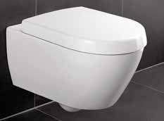 SANITÁRNA KERAMIKA VILLEROY & BOCH Hlavné výhody Náš šampión v hygiene Moderná WC misa so 4-násobným puncom čistoty.