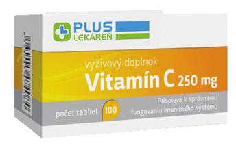 S  Vitamín C 250 mg 100 tbl Vitamín C prispieva k normálnej funkcii imunitného