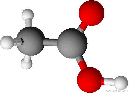 výroba léčiv, konzervační prostředek, v chemickém průmyslu, KYSELINA ETHANOVÁ (kyselina octová) CH 3 COOH vyrábí se z etanolu koncentrovaná kyselina octová je bezbarvá,